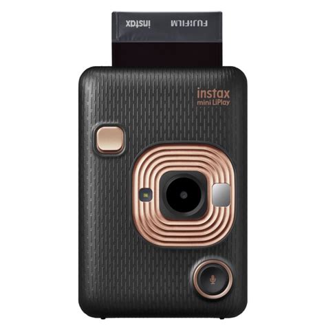 Fujifilm Instax Mini Liplay Hybrid Instant Camera Elegant Black