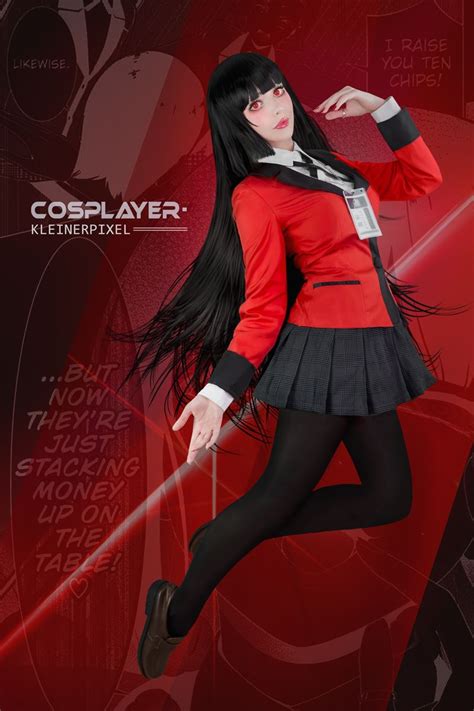 Kleinerpixel Yumeko Jabami Cosplay Kakegurui 賭ケグルイ Cosplay Outfits