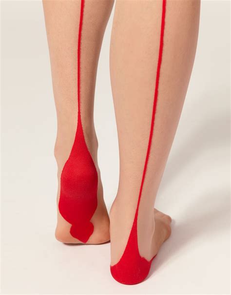 Red Cuban Heel ~picture With Pleaser Bordello Heelsgorgeous Silk