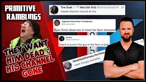 twitter freaks want youtuber ryan kinel rk outpost cancelled for the
