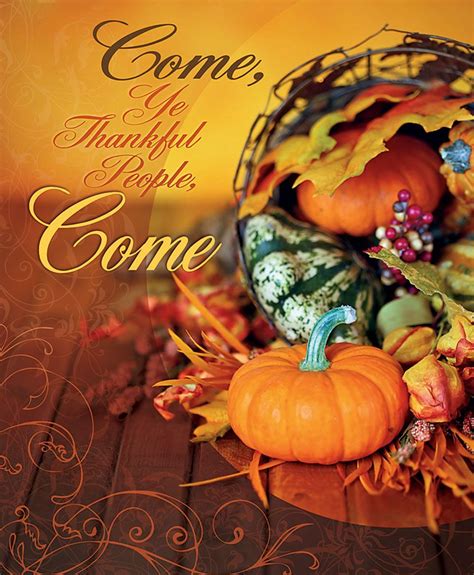 Church Bulletin 14 Fall And Thanksgiving Come Pack Of 50 Fall