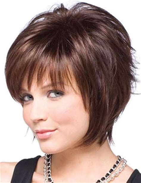 10 Layered Bob Haircuts For Round Faces Bob Hairstyle