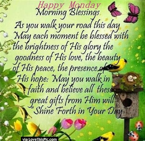 Happy Monday Morning Blessings Pictures Photos And