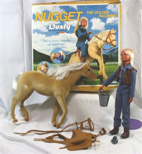Vintage Dusty Doll And Horse Nugget With Box 1970s Kenner Play Horse