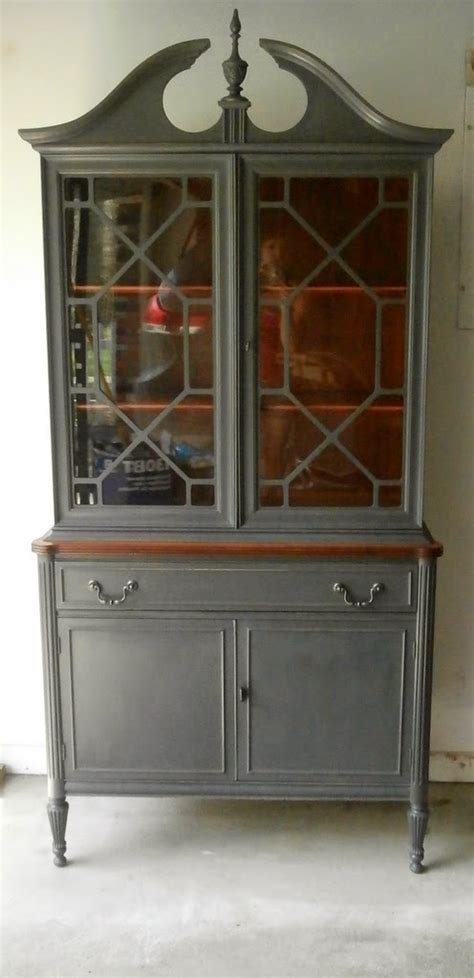 Besides used appliances, they have a great selection of anique furniture,decorations and knick knacks. Roots and Wings Furniture Blog: No. 76 Charcoal Gray Hutch