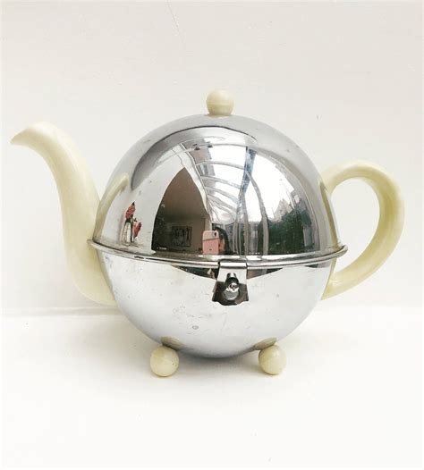 Art Deco Teapot Bauhaus Style Teapot Ever Hot England Coffee Etsy