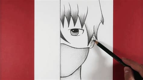 Anime Drawing Easy With Mask Maskeli Erkek Anime Nasıl Çizilir