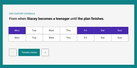 Custody Schedule Examples By Age Top 24 Timtab