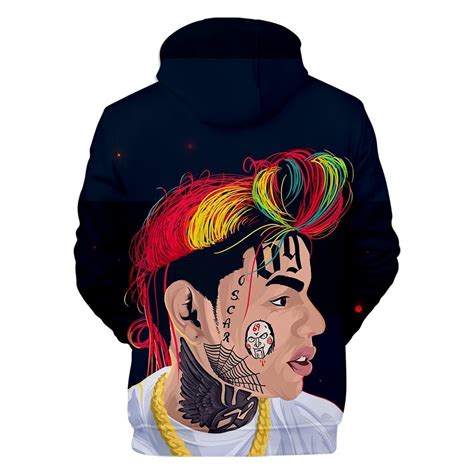 Fashion 2019 Rapper Tekashi69 6ix9ine Tekashi 69 3d Print Womenmen