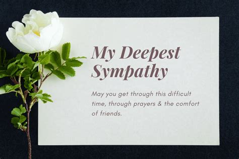 Greeting Cards With Deepest Sympathy Sympathy Card Sorry For Your Loss