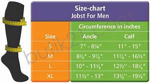 Fotgrossisten Size Chart Jobst For Men Compression Socks