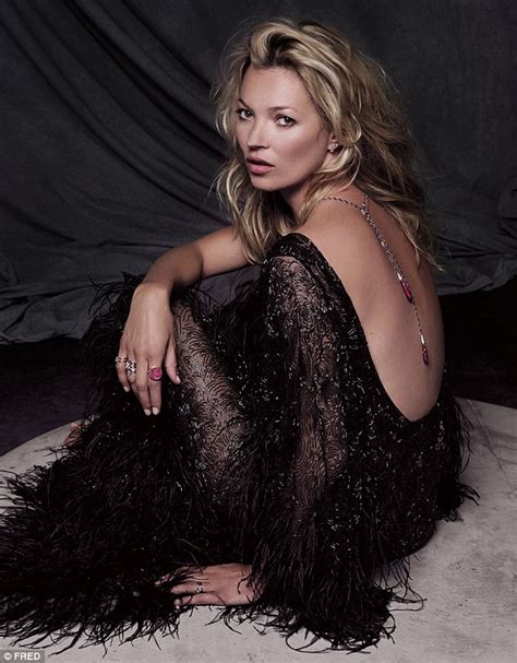 Kate Moss Goes Topless For Jewellery Collection Days After Nude Pirelli