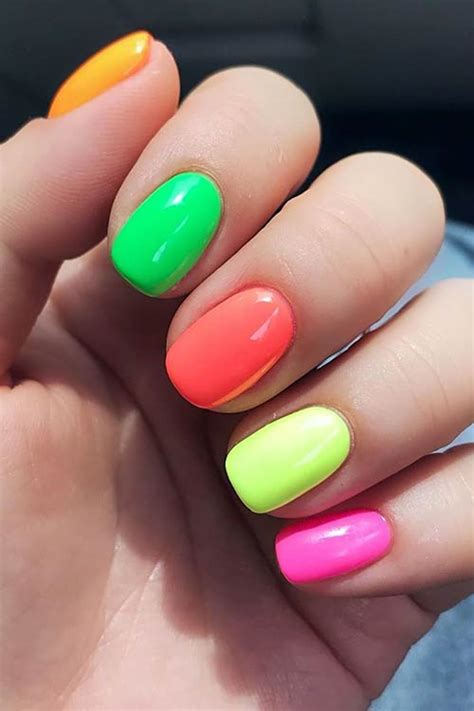 43 Colorful Nail Art Designs That Scream Summer Page 4 Of 4 Stayglam