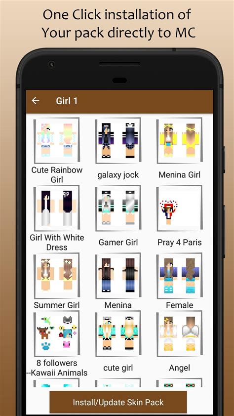 Skin Pack Maker For Minecraft Pe Apk For Android Download