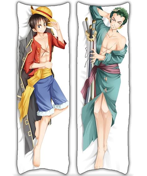 One Piece Luffy And Zoro Dakimakura Anime Body Pillow Case 15050cm 에서one
