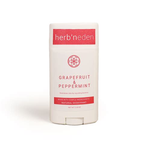 Grapefruit And Peppermint Deodorant Herbn Eden
