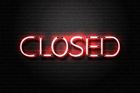 Closed Sign Illustrations Royalty Free Vector Graphics