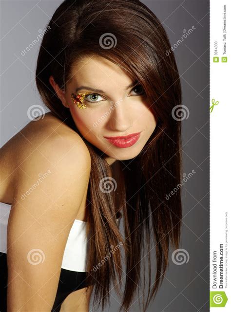 Beautiful Woman With Long Hair Stock Photo Image 3914300