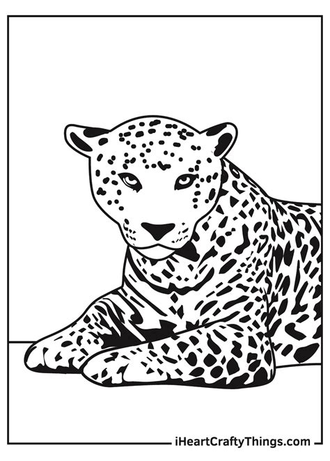 Jaguar Coloring Pages Updated 2021