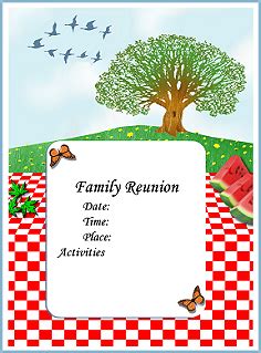 900 customizable design templates for family reunion postermywall. Family Reunion Planning Guides Apps and Books: How To Make ...