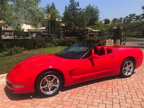 Corvettes For Sale This 2000 Redred Corvette Convertible Is One Clean
