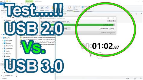 How about comparing your typing skills with. USB 2.0 vs USB 3.0 Test Speed FlashDisk - YouTube