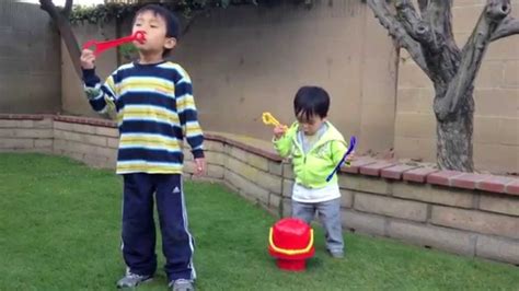 Baby Blowing Bubbles Youtube