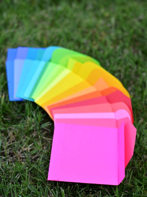 Crafterhours Astrobrights Envelope Rainbow Crafterhours