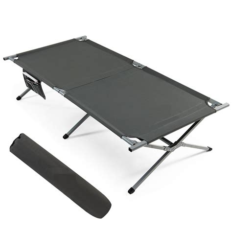 Gymax Folding Camping Bed Extra Wide Military Cot Up To 330lbs W Carry Bag And Storage Michaels