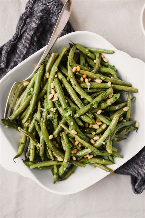 Easy Roasted Green Beans With Garlic And Lemon Recipe With Images
