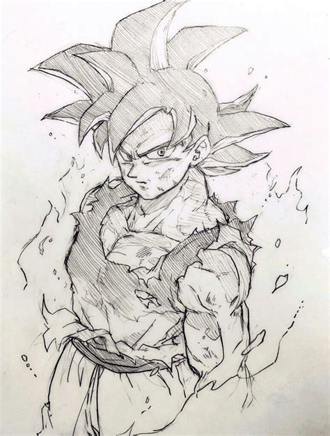 Son Goku Sketch At Explore Collection Of Son Goku