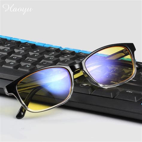 Haoyu Computer Goggles Anti Fatigue Radiation Resistant Reading Glasses Full Frame Eyeglasses