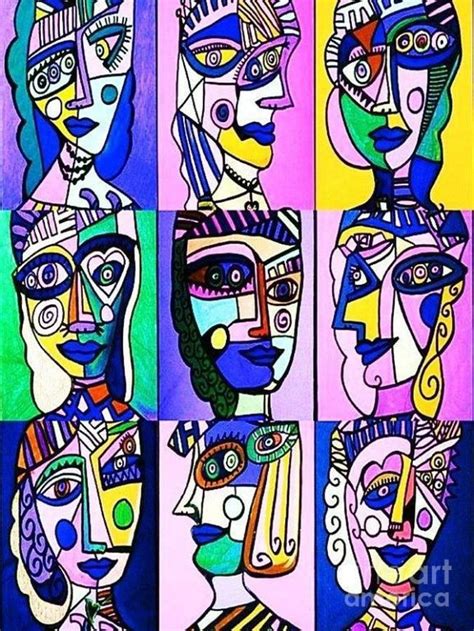 Grade 3 Picasso Art Art Lessons Picasso Portraits