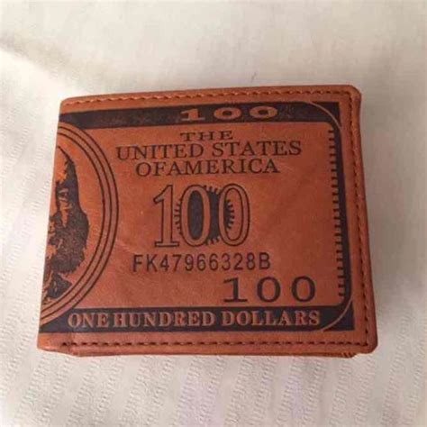 Us 100 Dollars Bills Men Wallet Wallet Men Pu Leather Wallet