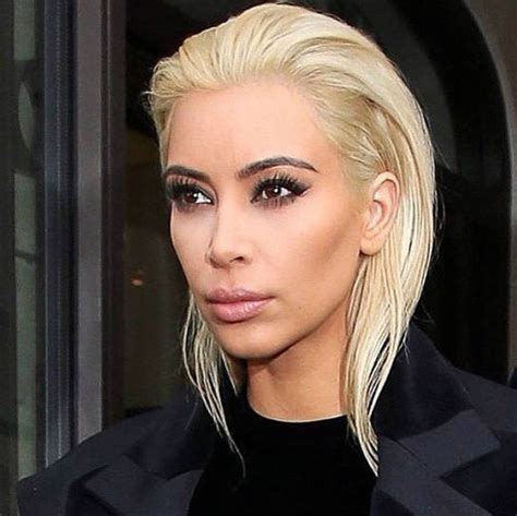 Is Kim Kardashians New Platinum Blonde Hair Hot Or Not