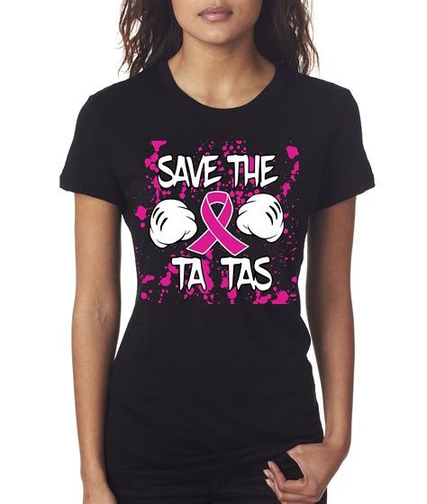 save the ta tas cancer awareness t shirt breast cancer shirts 5585 seknovelty