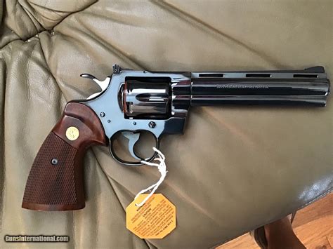 Colt Python 357 Magnum 6 Royal Blue Mfg 1981 New Unfired 100 Cond