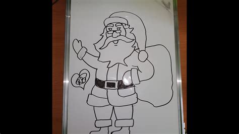 Kako Nacrtati Deda Mraza Youtube