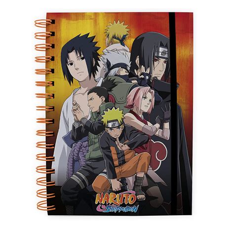 Abystyle Naruto Shippuden Notebook Groupe Konoha Toptoy