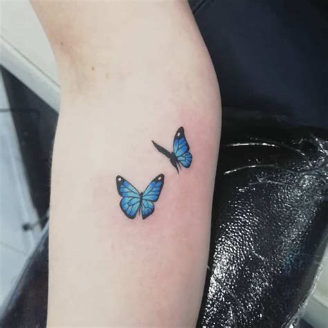 Top 63 Best Blue Butterfly Tattoo Ideas 2021 Inspirat