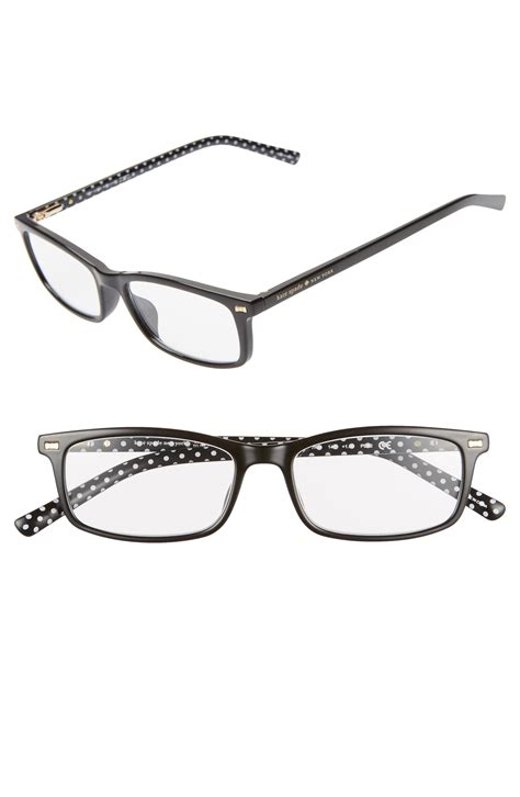 jodie 50mm rectangular reading glasses nordstrom in 2021 womens glasses frames black women