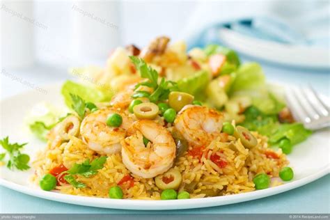 Shrimp And Yellow Rice Recipe Recipeland