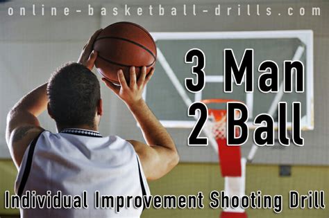 3 Man 2 Ball Individual Improvement Shooting Drill Online