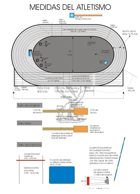 Pista De Atletismo Medida