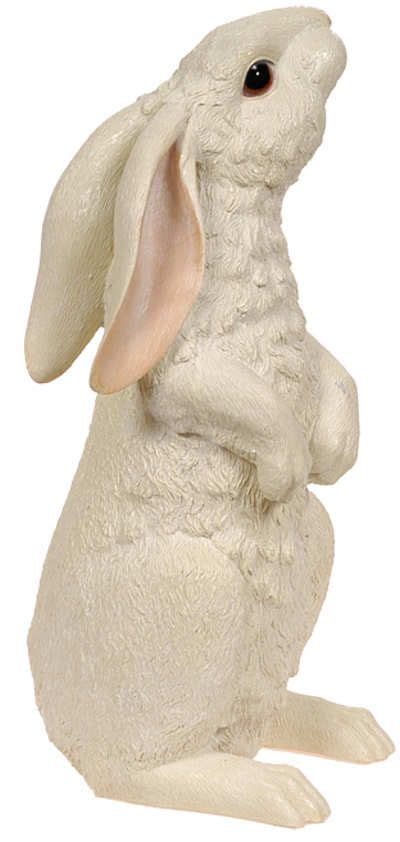 Bunny Rabbit Standing Resin Home And Garden Figurine Garden Figurines