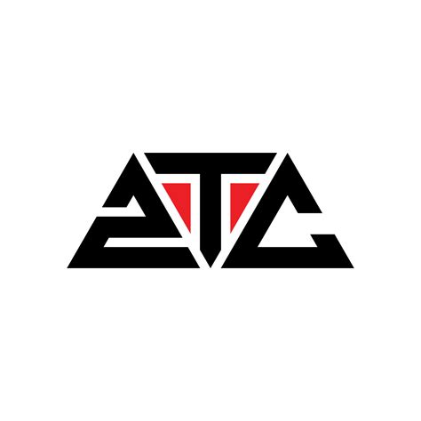 Diseño De Logotipo De Letra Triangular Ztc Con Forma De Triángulo