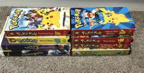 Pokemon Vhs Tapes Lot Of 8 3835714704