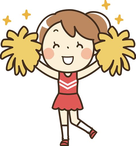 Cheerleading Uniforms Cartoon Clip Art Cheerleader Png Download