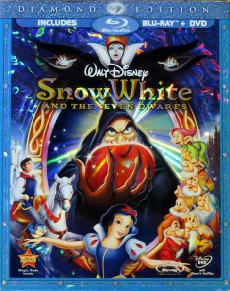 Snow White And The Seven Dwarfs Diamond Edition Bluray Dvd Ebay