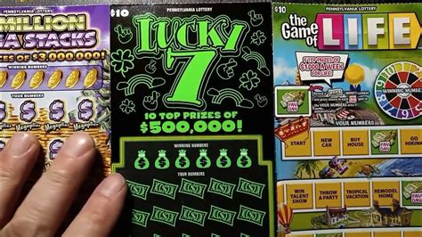 Life Lucky7 And Mega Stacks Megaplyer 🥞 Boom 💥 It Only Takes One 🪙 Pa Lottery Scratch Offs 🍀